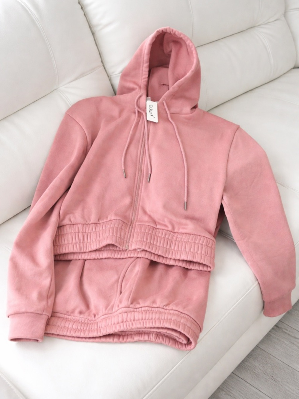 Cozy Pink Hoodie Set